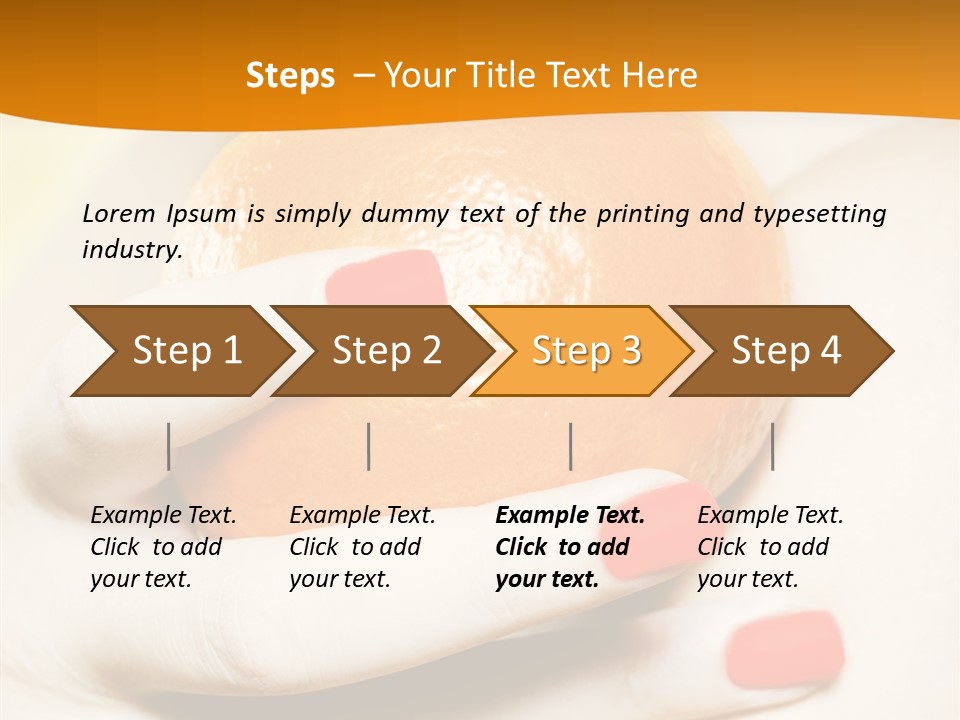 Creative Closeup Beauty PowerPoint Template