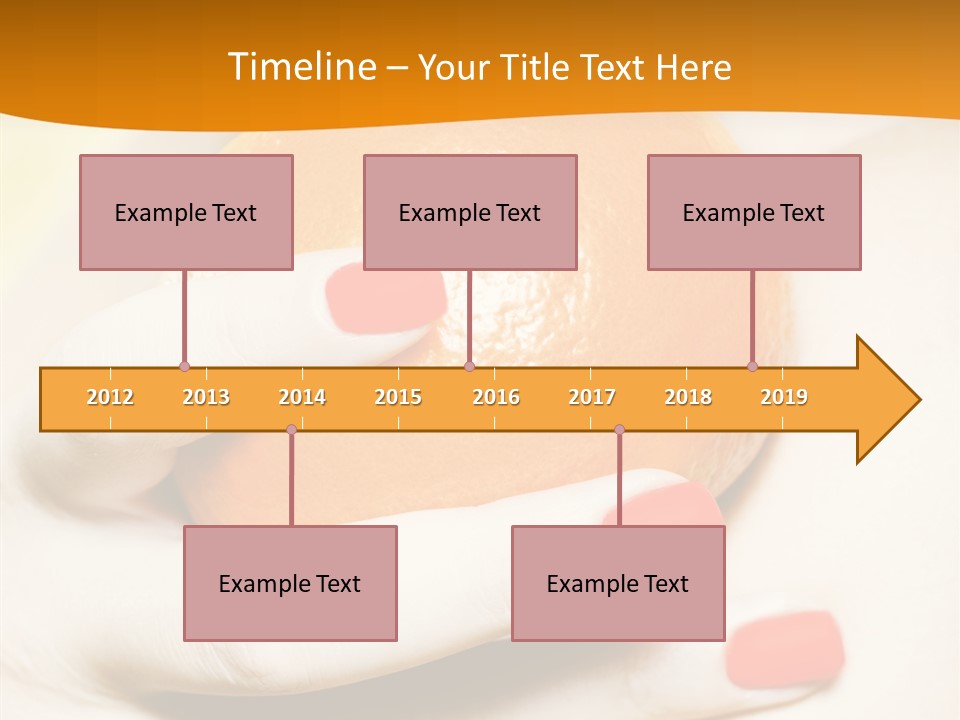 Creative Closeup Beauty PowerPoint Template