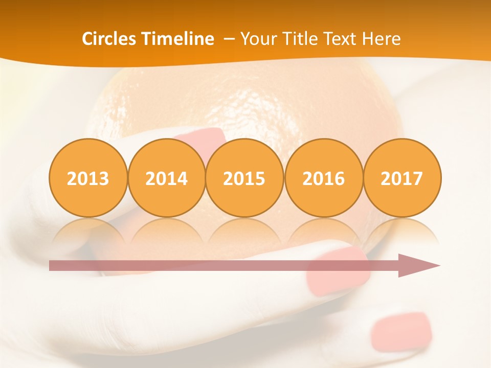 Creative Closeup Beauty PowerPoint Template