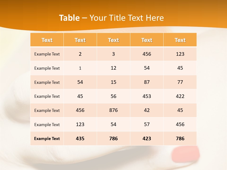 Creative Closeup Beauty PowerPoint Template
