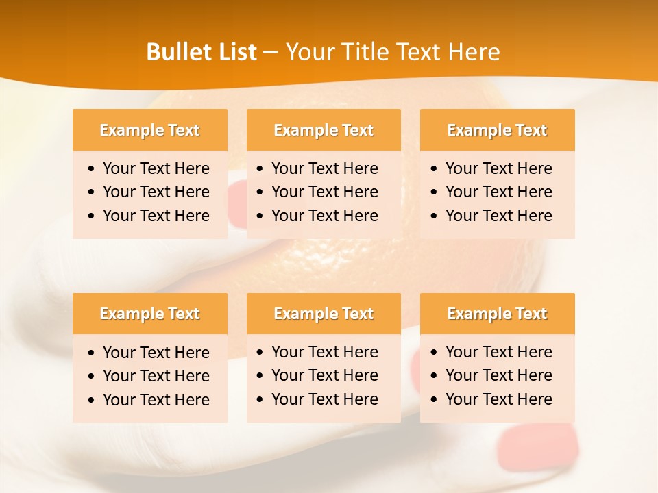 Creative Closeup Beauty PowerPoint Template