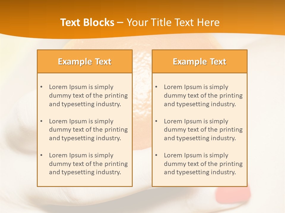 Creative Closeup Beauty PowerPoint Template