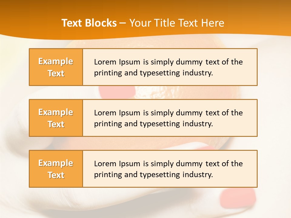 Creative Closeup Beauty PowerPoint Template