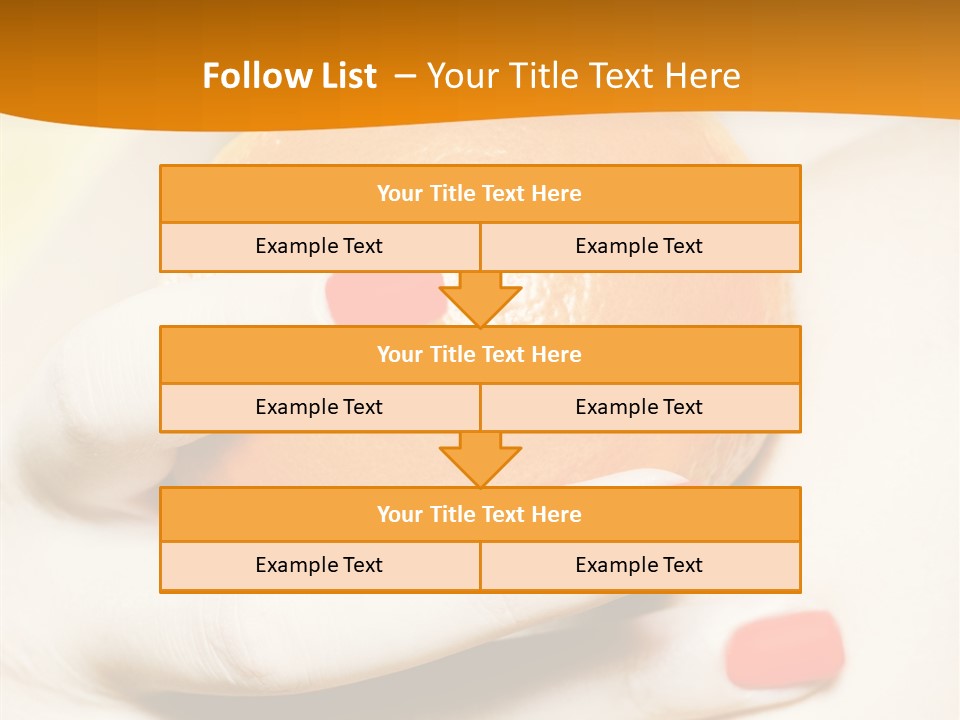 Creative Closeup Beauty PowerPoint Template