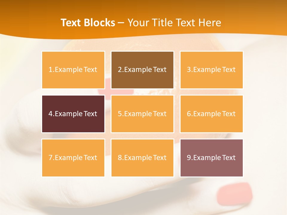 Creative Closeup Beauty PowerPoint Template