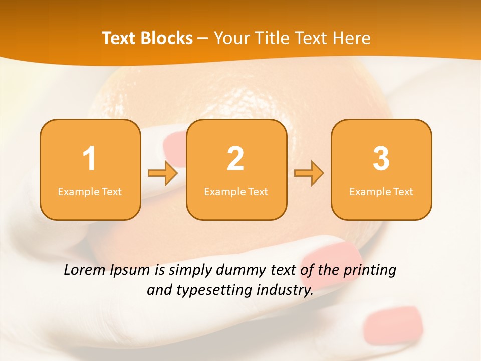 Creative Closeup Beauty PowerPoint Template