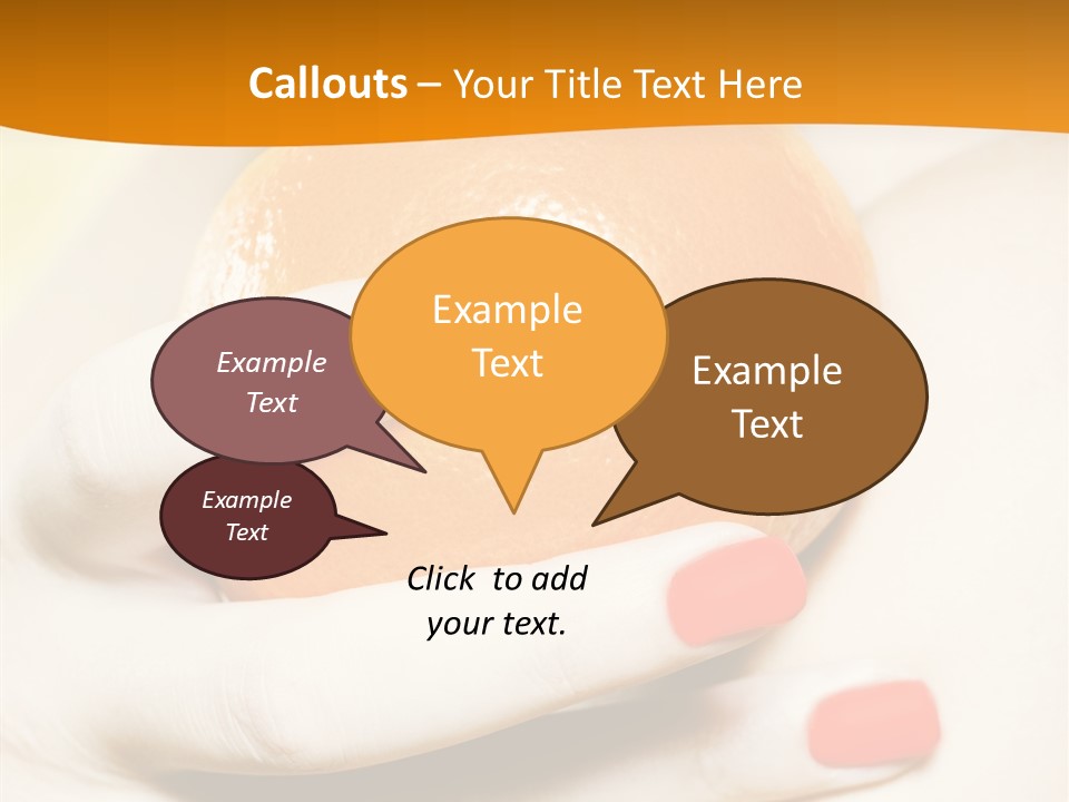 Creative Closeup Beauty PowerPoint Template