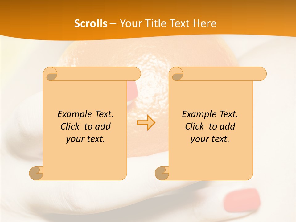 Creative Closeup Beauty PowerPoint Template