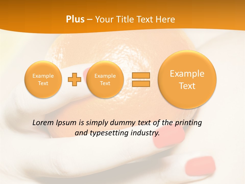 Creative Closeup Beauty PowerPoint Template