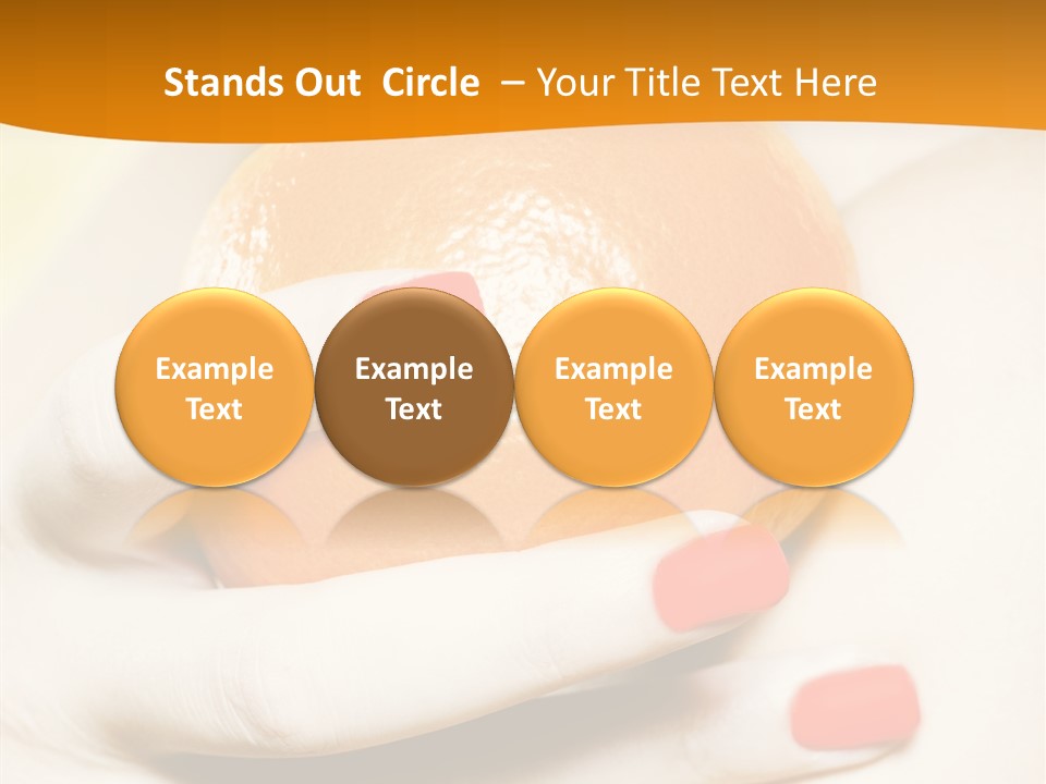 Creative Closeup Beauty PowerPoint Template