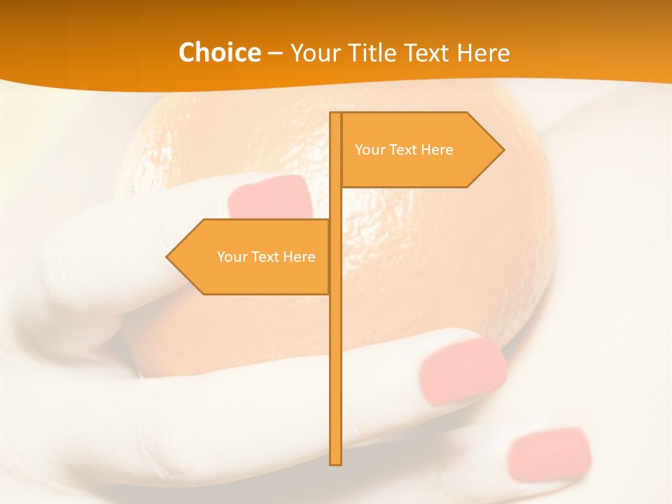 Creative Closeup Beauty PowerPoint Template