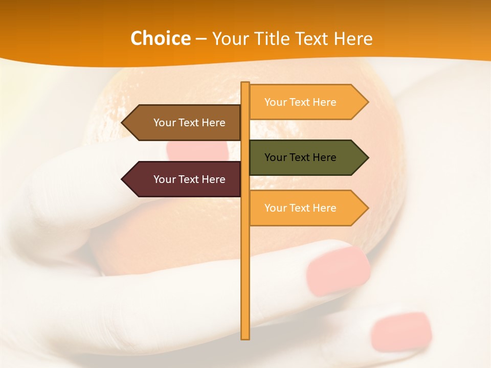 Creative Closeup Beauty PowerPoint Template