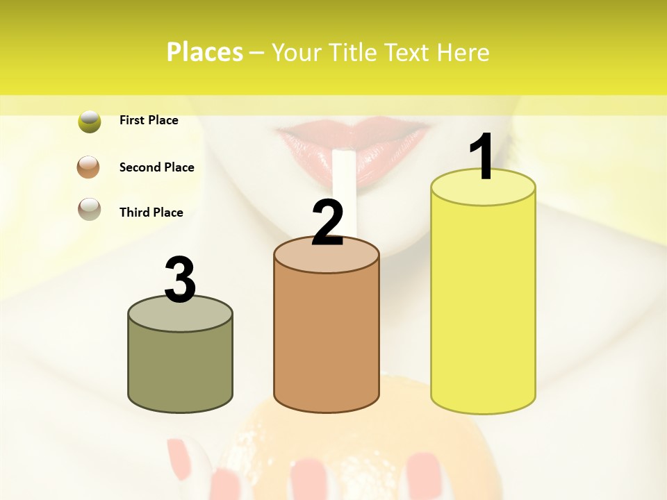 Face Charming Cute PowerPoint Template