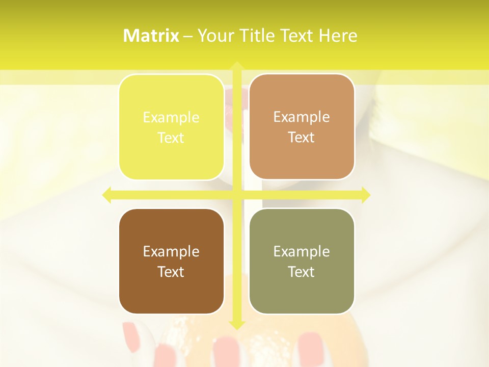 Face Charming Cute PowerPoint Template