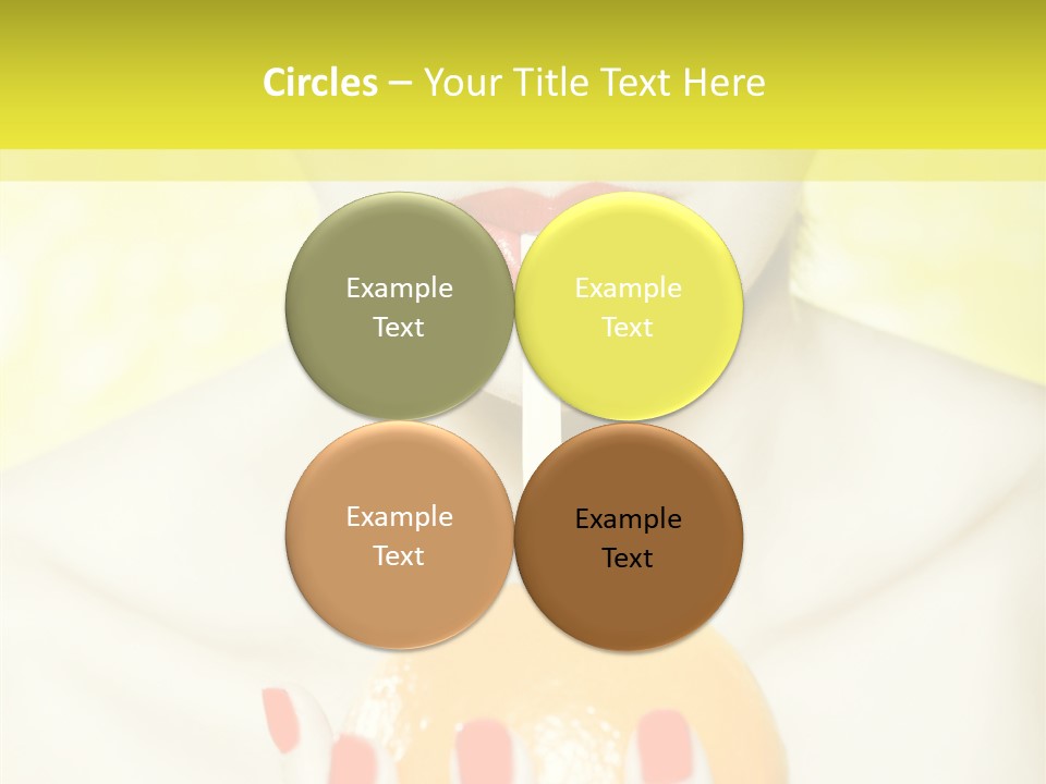 Face Charming Cute PowerPoint Template