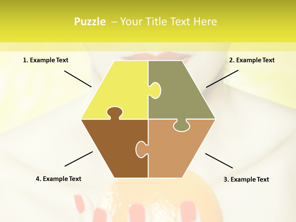 Face Charming Cute PowerPoint Template