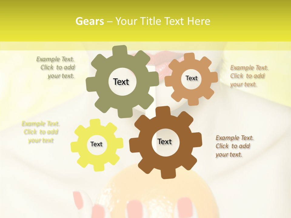 Face Charming Cute PowerPoint Template