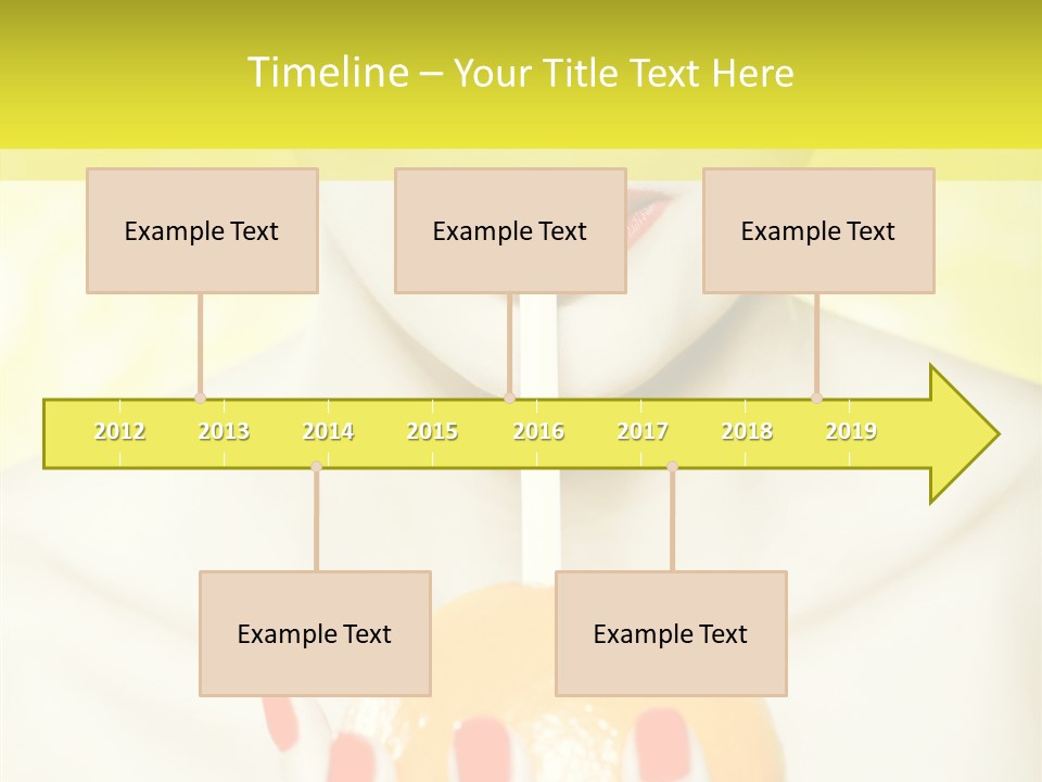 Face Charming Cute PowerPoint Template