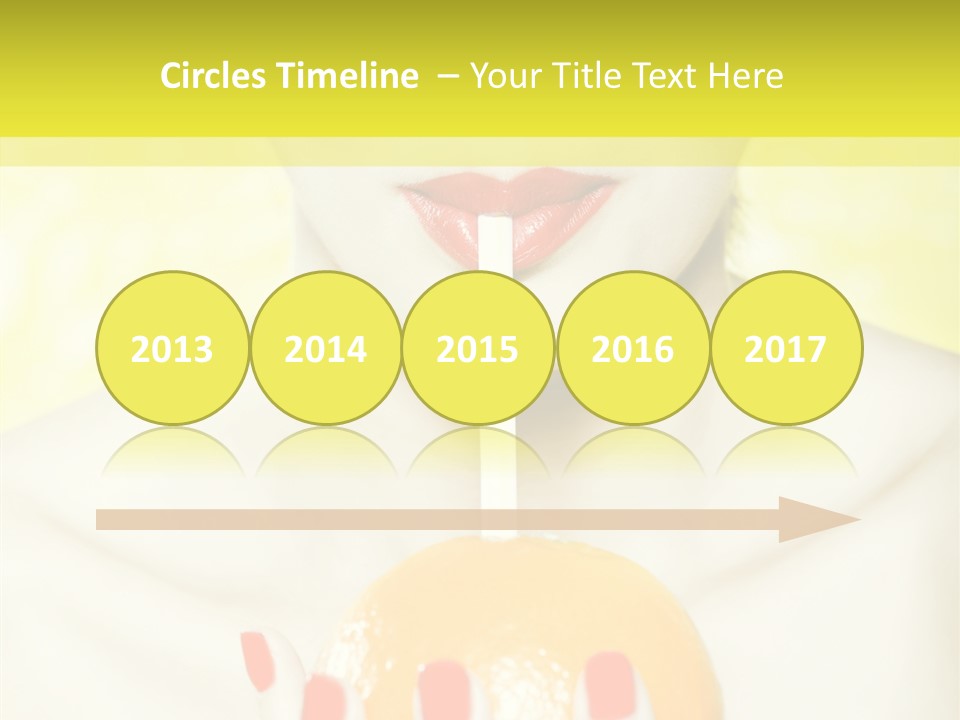 Face Charming Cute PowerPoint Template