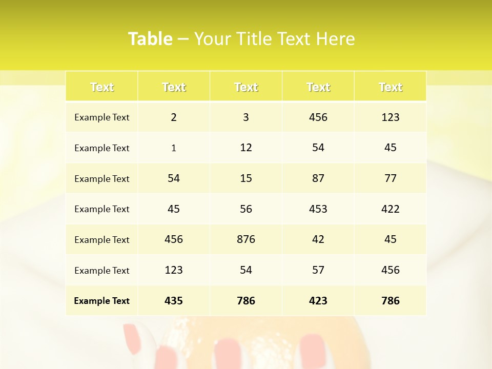 Face Charming Cute PowerPoint Template