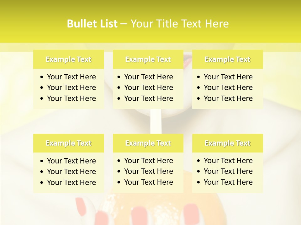 Face Charming Cute PowerPoint Template