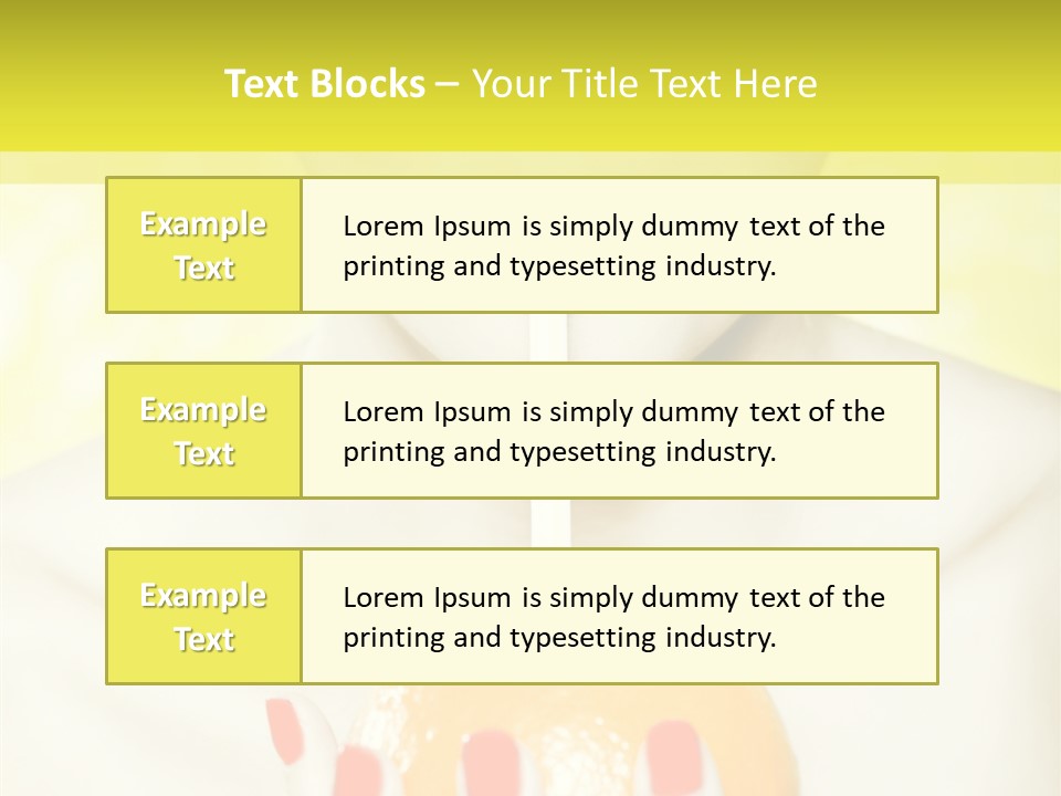 Face Charming Cute PowerPoint Template