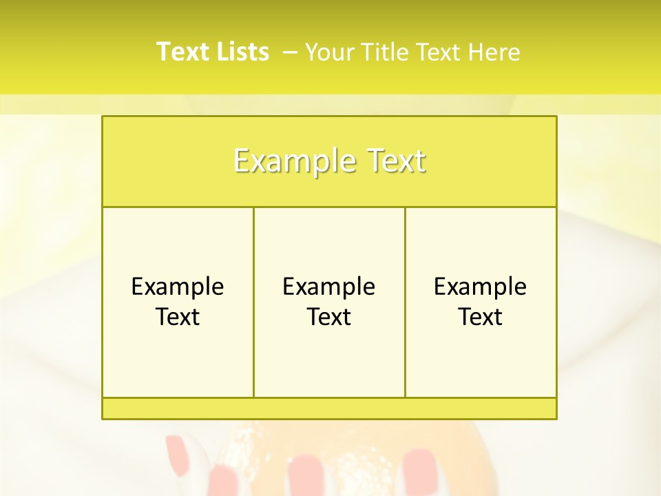 Face Charming Cute PowerPoint Template