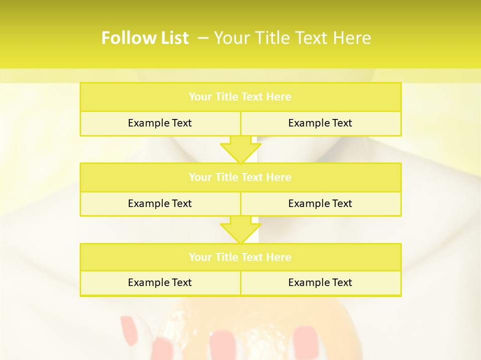 Face Charming Cute PowerPoint Template