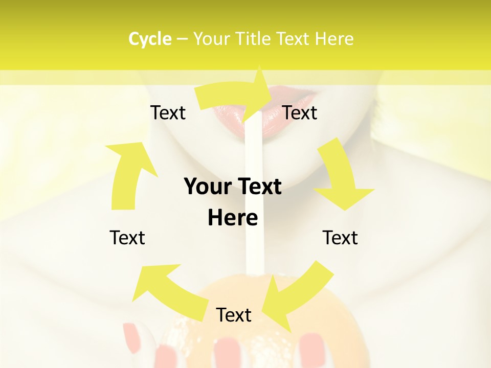Face Charming Cute PowerPoint Template