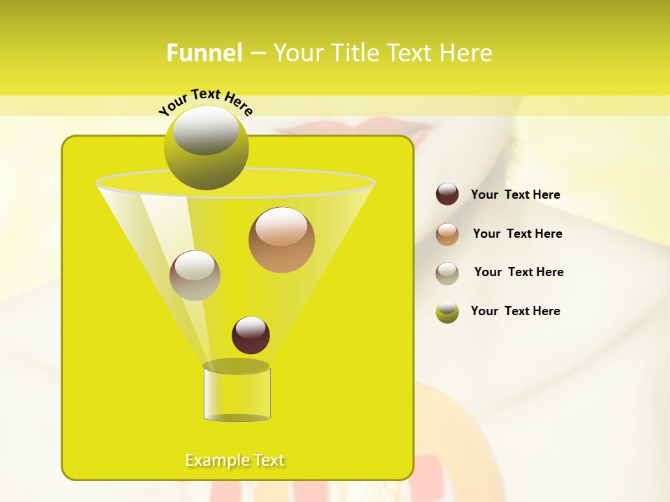 Face Charming Cute PowerPoint Template