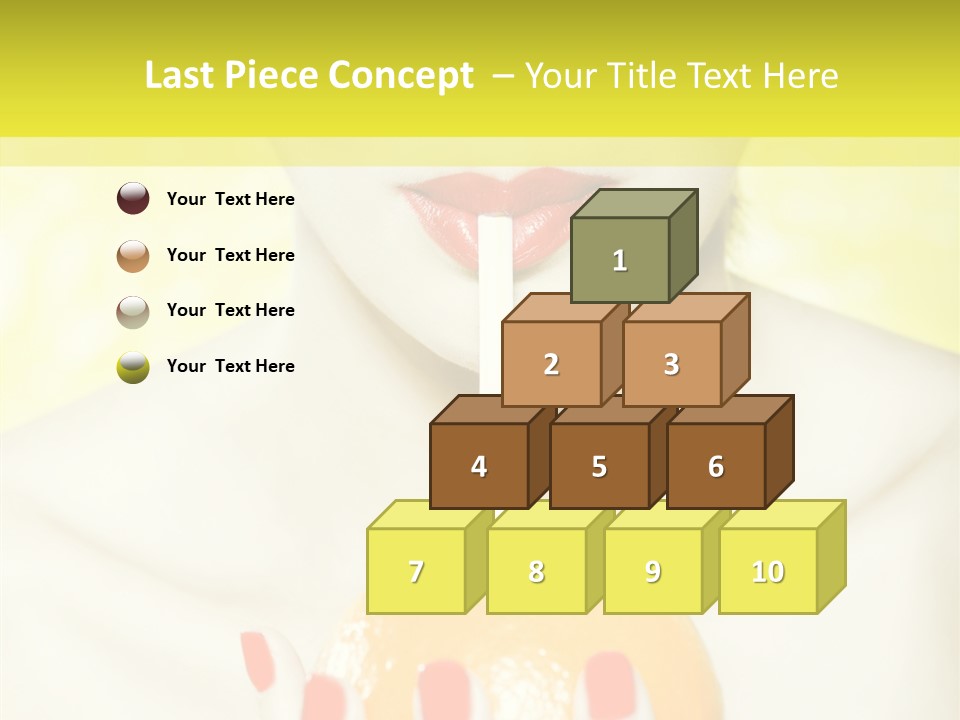 Face Charming Cute PowerPoint Template