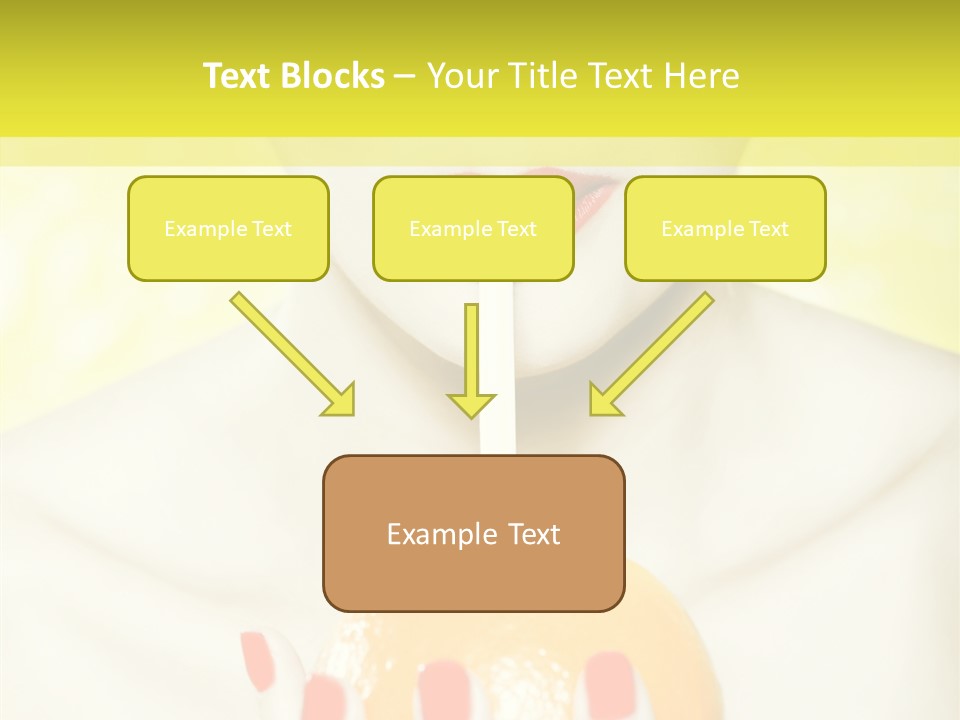 Face Charming Cute PowerPoint Template