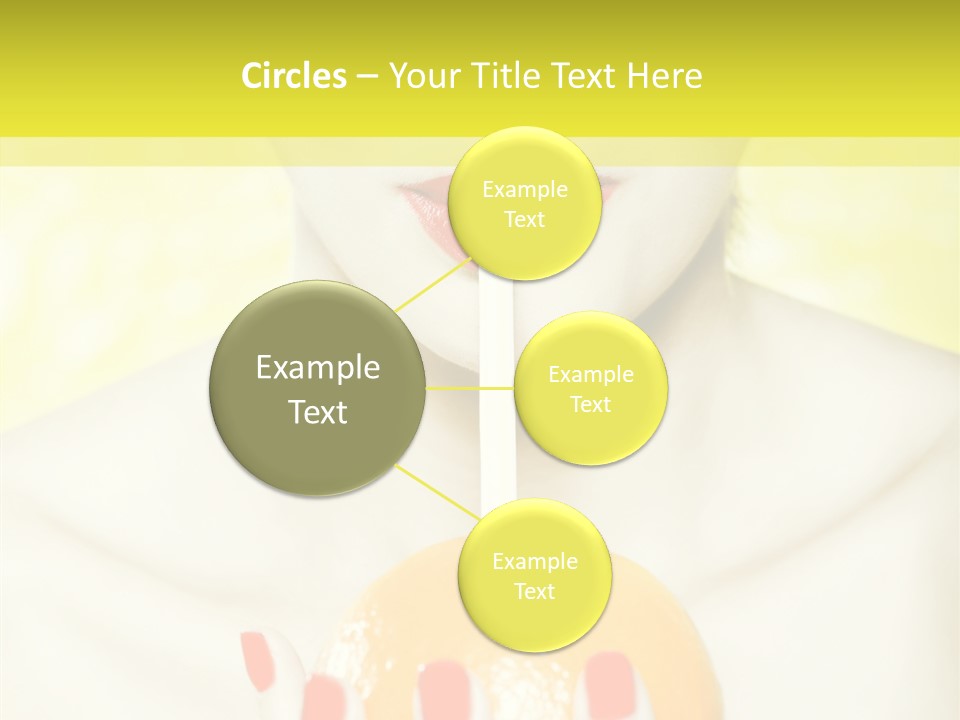 Face Charming Cute PowerPoint Template