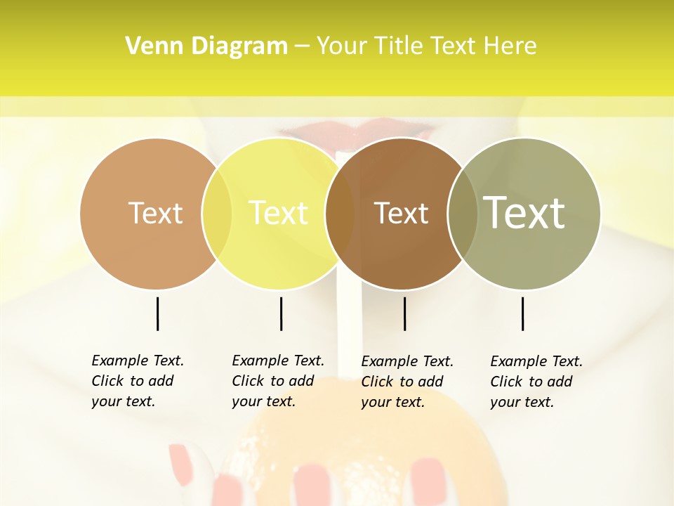 Face Charming Cute PowerPoint Template