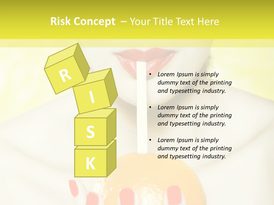 Face Charming Cute PowerPoint Template