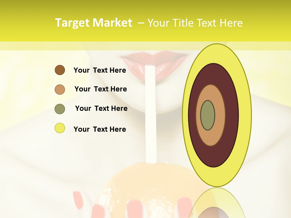 Face Charming Cute PowerPoint Template