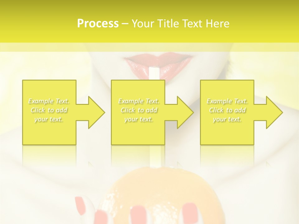 Face Charming Cute PowerPoint Template