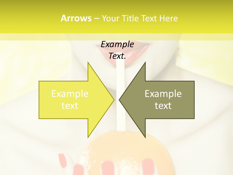 Face Charming Cute PowerPoint Template