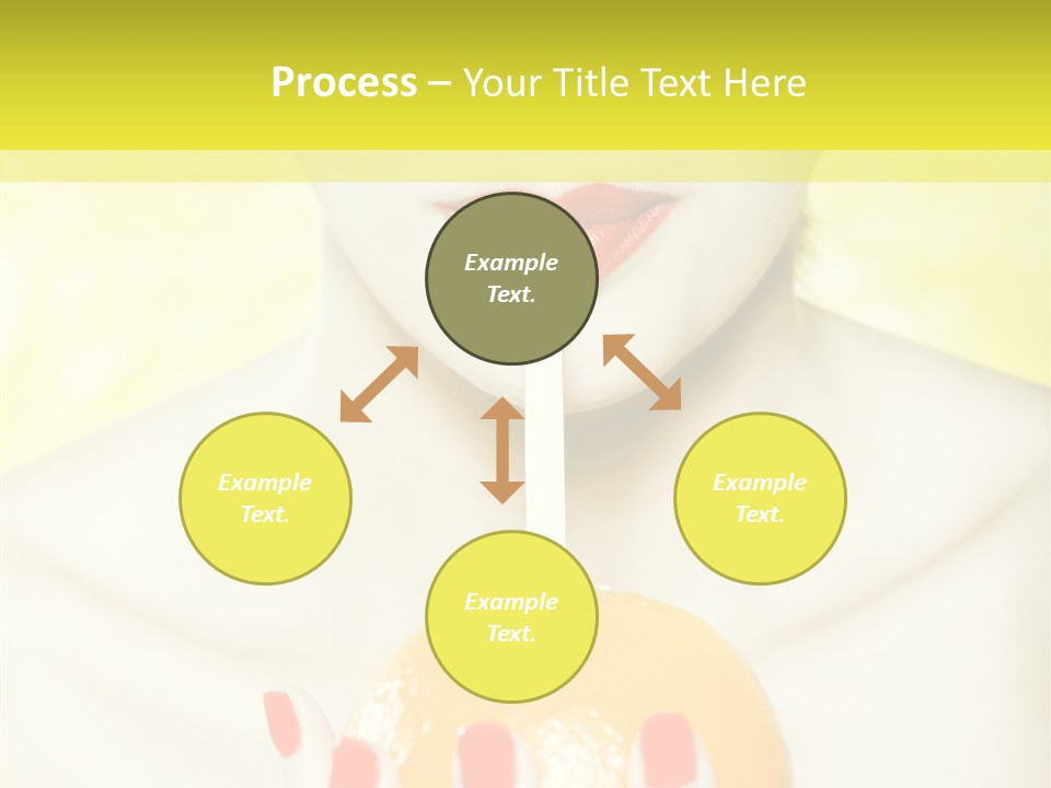 Face Charming Cute PowerPoint Template