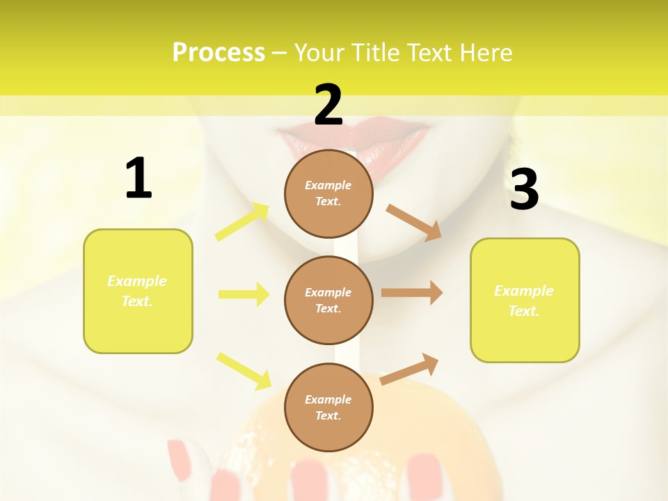 Face Charming Cute PowerPoint Template