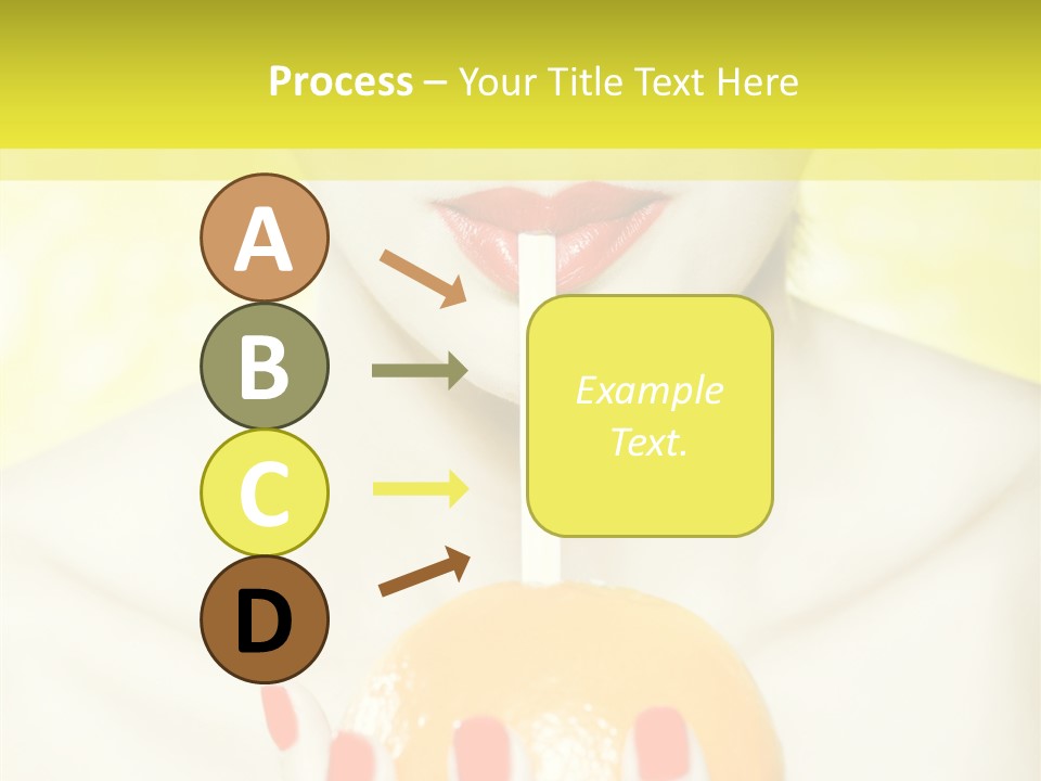Face Charming Cute PowerPoint Template