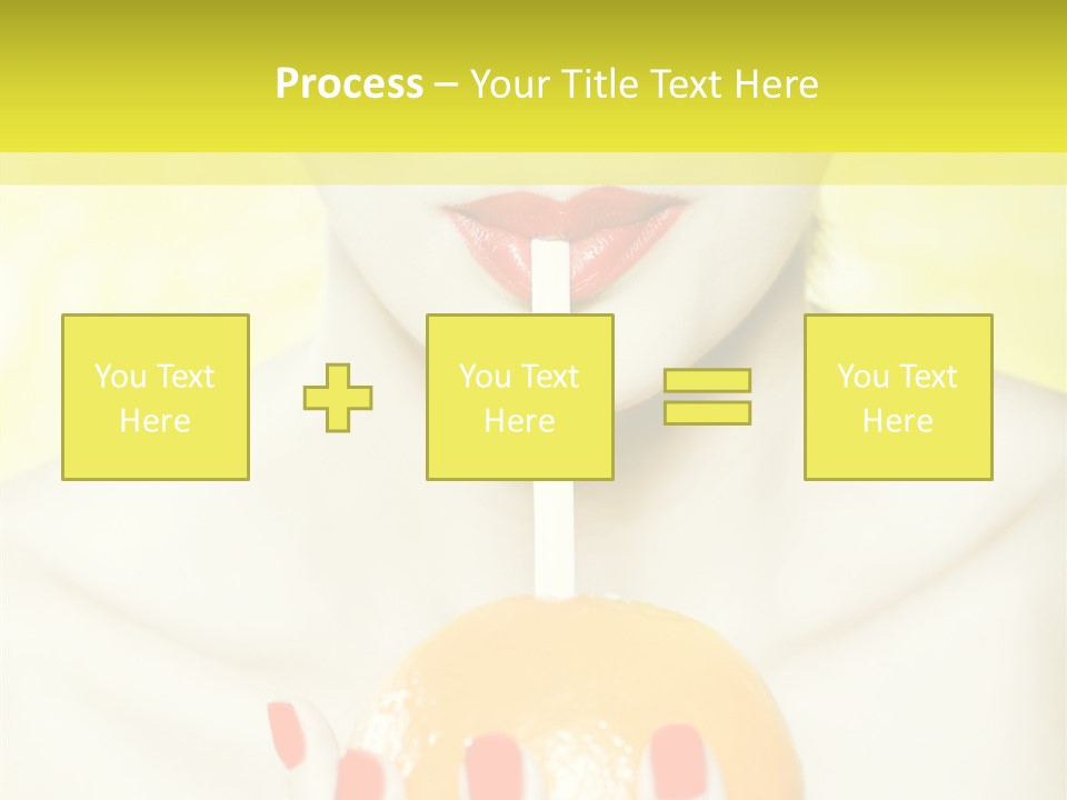 Face Charming Cute PowerPoint Template