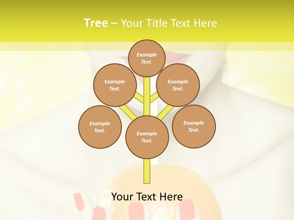 Face Charming Cute PowerPoint Template