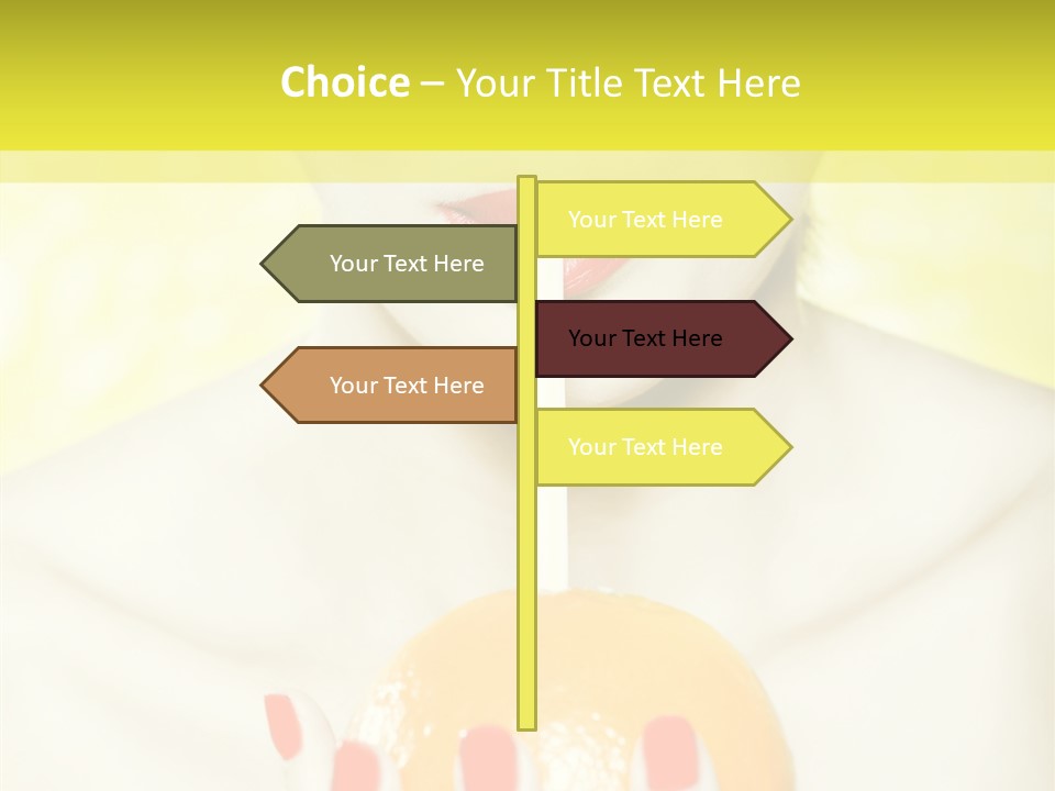 Face Charming Cute PowerPoint Template