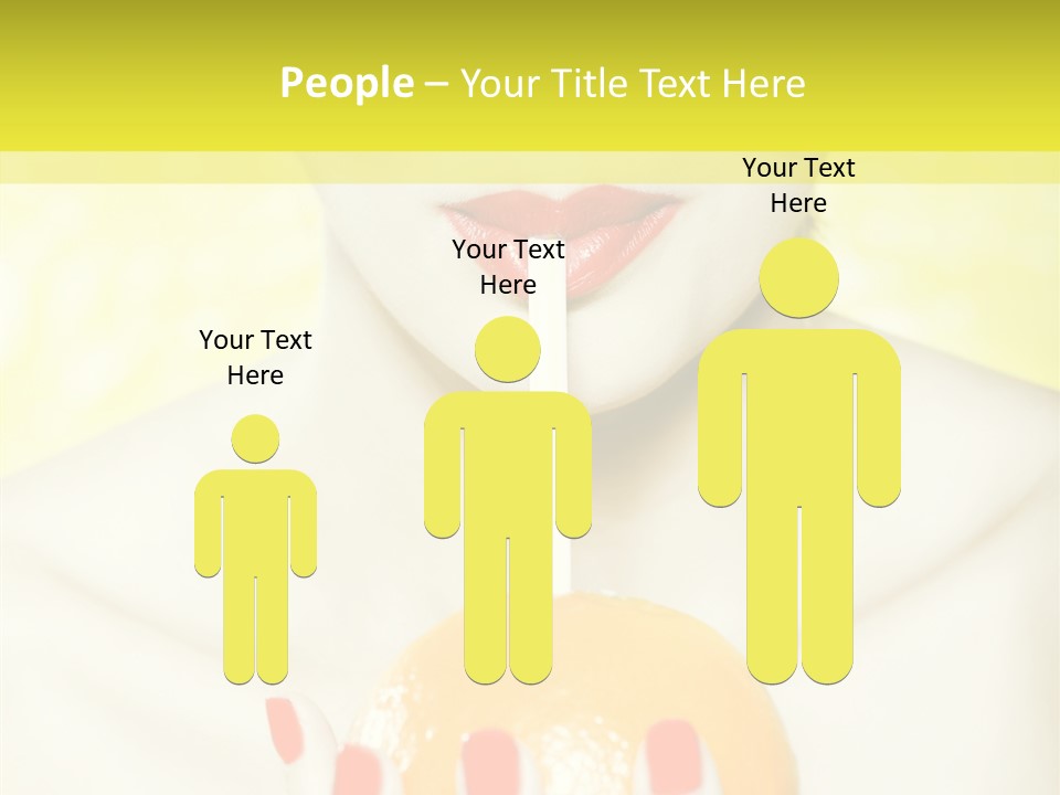 Face Charming Cute PowerPoint Template