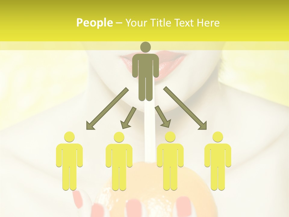 Face Charming Cute PowerPoint Template