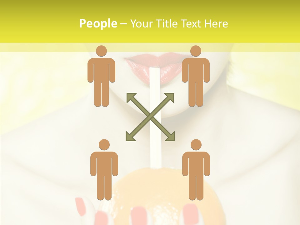 Face Charming Cute PowerPoint Template