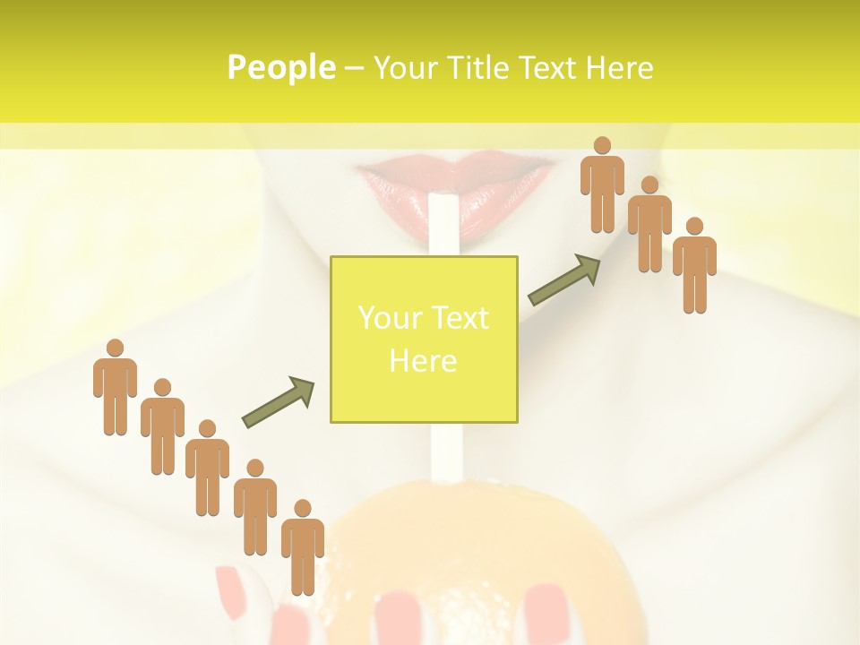 Face Charming Cute PowerPoint Template