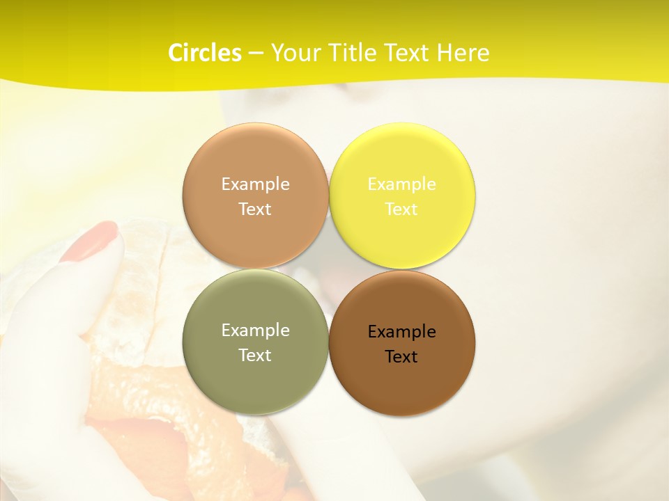 Caucasian Healthy Isolated PowerPoint Template