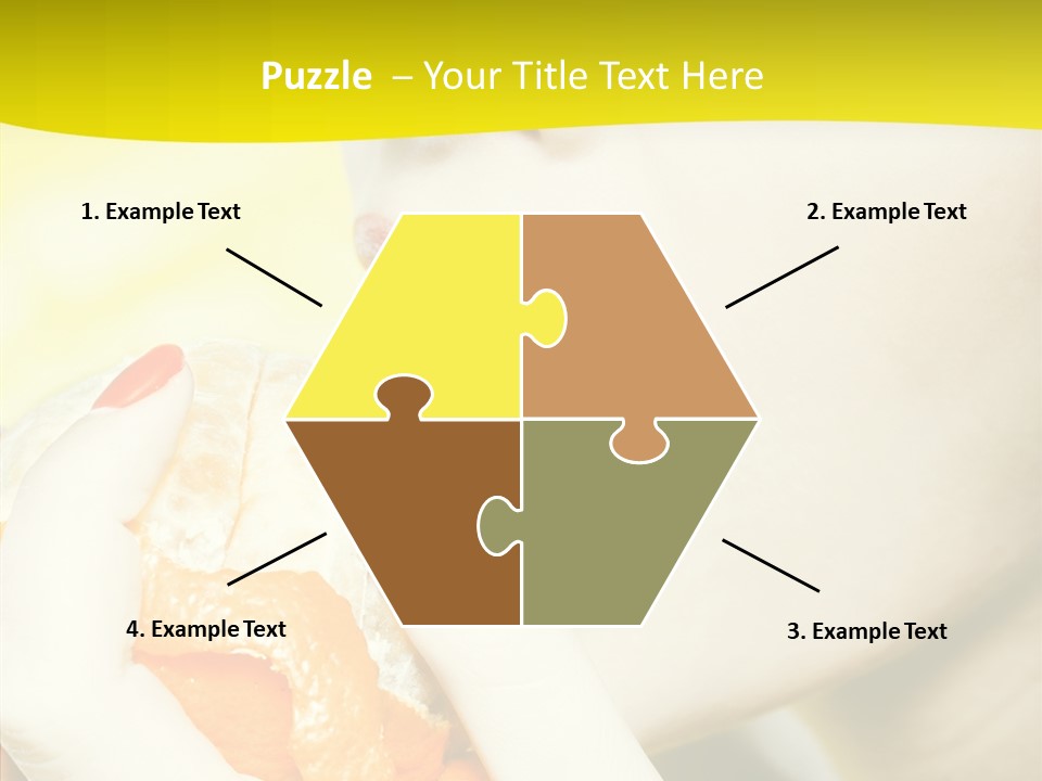 Caucasian Healthy Isolated PowerPoint Template